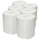 Handtuchrollen weiß Fripa 20 cm x 140 m 6 Rollen, Außenabwicklung, 1 Adapter je Rolle, 2-lagig