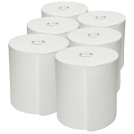 Handtuchrollen weiß Fripa 20 cm x 140 m 6 Rollen, Außenabwicklung, 1 Adapter je Rolle, 2-lagig