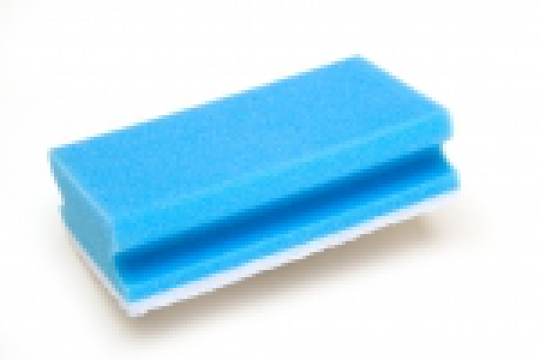Scheuerschwamm blau / kratzfrei / 10 Stck.