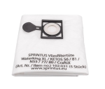 5 Stck. Vliesfiltertüte für Sprintus Waterking XL /N55-N77-N80 / Ketos N56/N81 / CraftiX