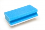 Scheuerschwamm blau / kratzfrei / 10 Stck.