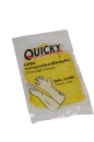 1 Paar Quicky Universalhandschuhe aus Latex, Größe S, gelb, innen leicht Baumwollbeflockt
