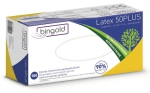 10 x 100 Stck. Bingold Einweghandschuhe Latex 50 Plus Gr. S-XL